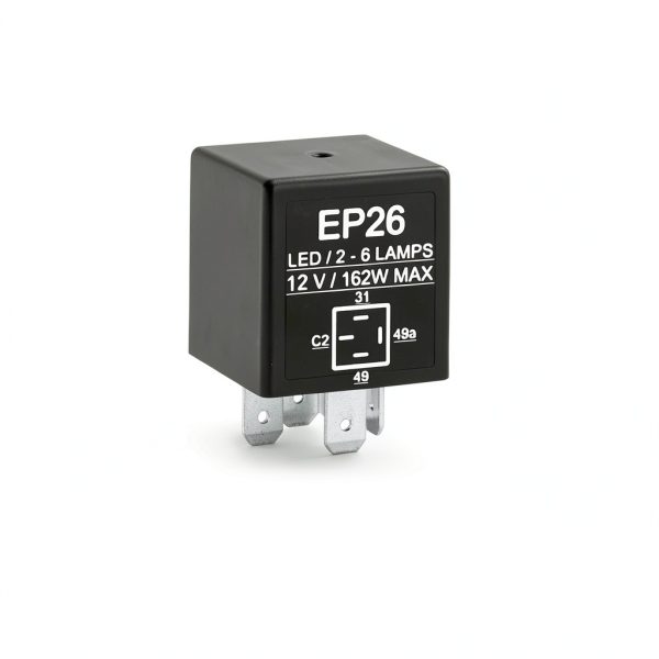 GROBARPART Turn Signal Relay Silver Screw-4