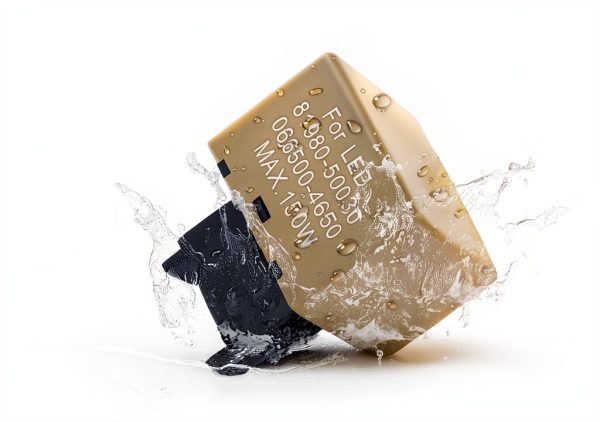 GLSOWEE Car LED Flasher Relay Plug-In Silver-5