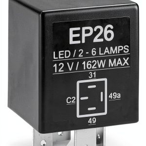 GROBARPART Turn Signal Relay Silver Screw-0