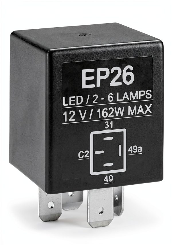 GROBARPART Turn Signal Relay Silver Screw-0