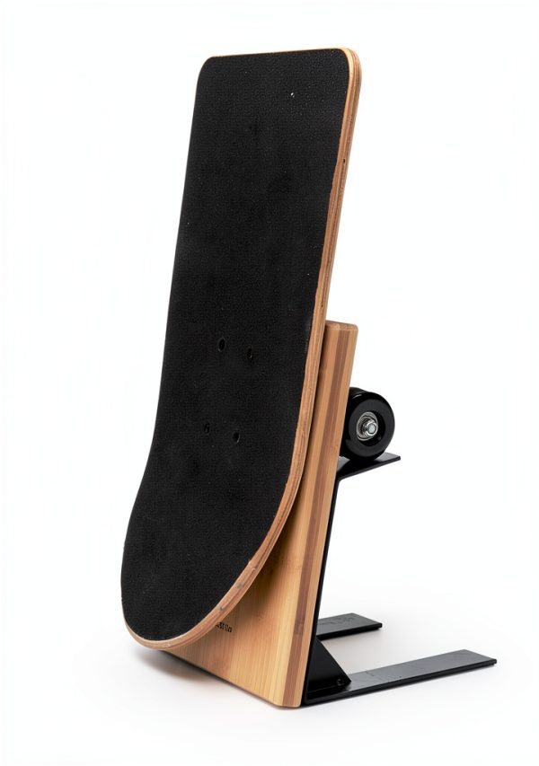 Skateboard Stand JACKCUBE Wood Metal Design-0