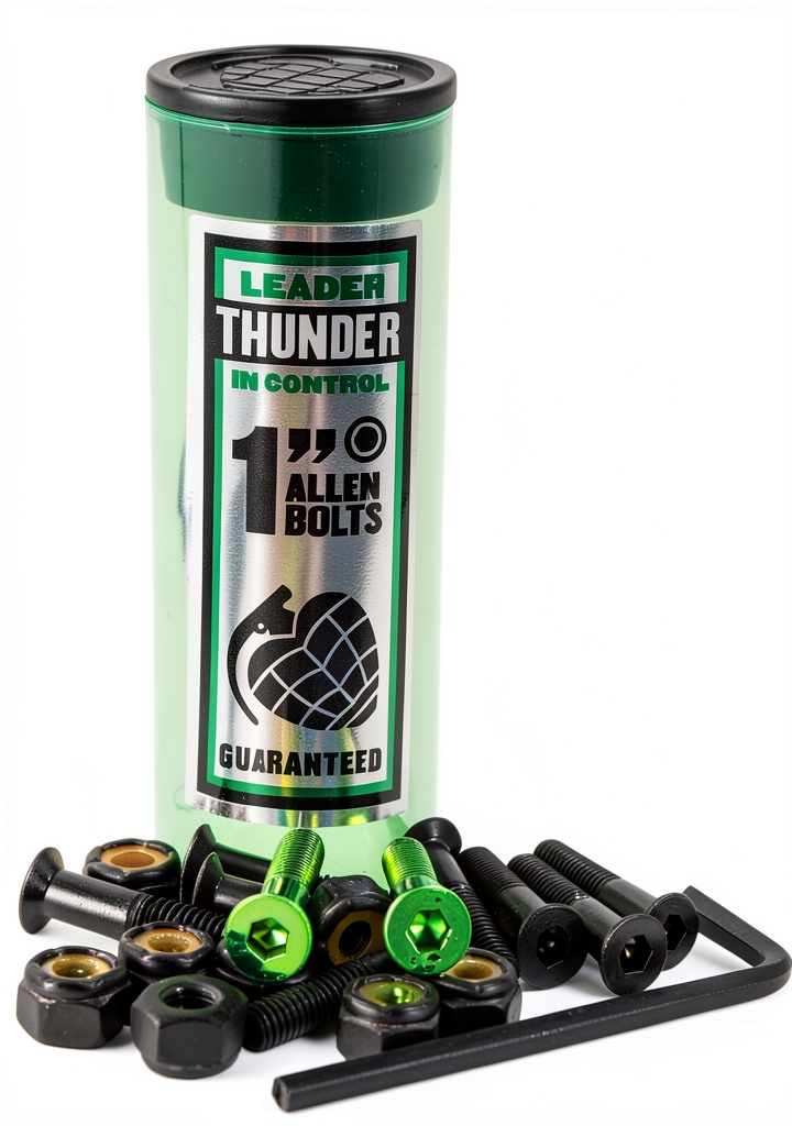 Installing Thunder Trucks mounting hardware on a skateboard deck