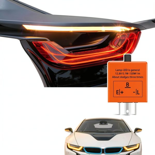 LED Turn Signal Flasher UZZH Plug In 20A Auto-4