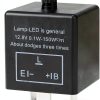 YYTQP Flasher Relay 12V Adjustable Black-0