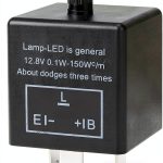 YYTQP Flasher Relay 12V Adjustable Black-0