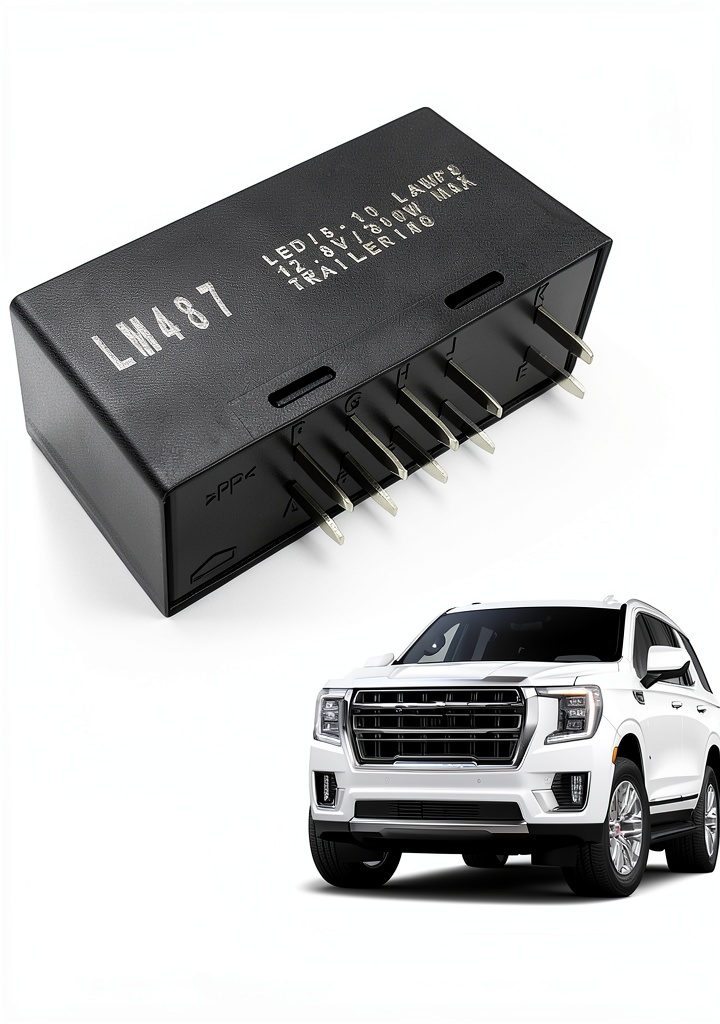 SYudwen LED flasher relay installed in a Hummer dashboard