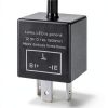 YYTQP Flasher Relay 12V Adjustable Black-2
