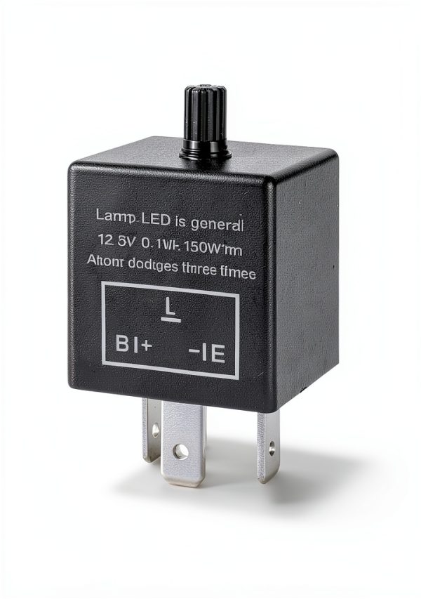 YYTQP Flasher Relay 12V Adjustable Black-2