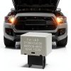 GLSOWEE Car LED Flasher Relay Plug-In Silver-0