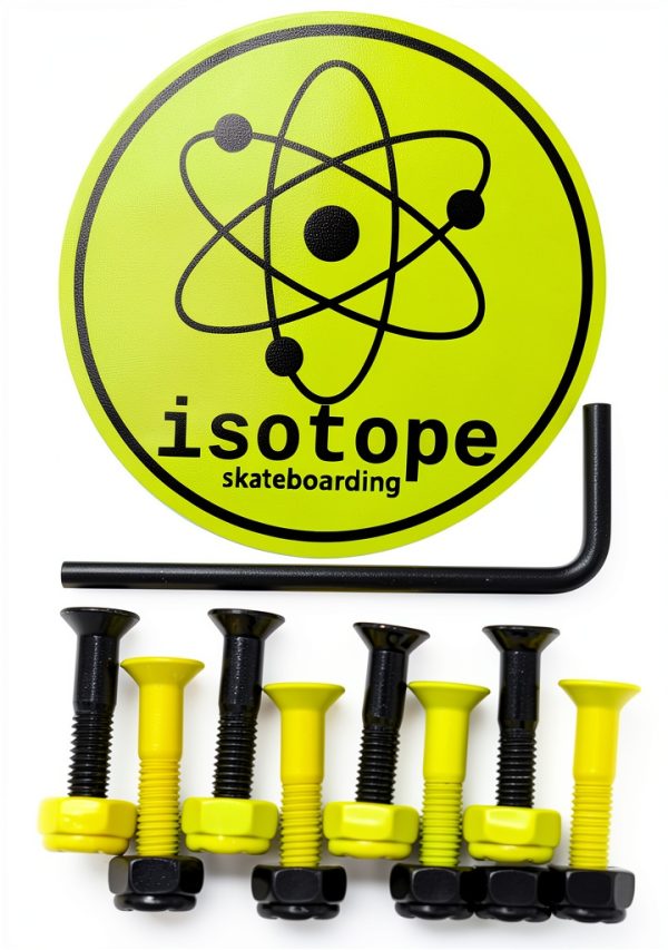 Skateboard Hardware Isotope 1‑Inch Steel Bolts-0