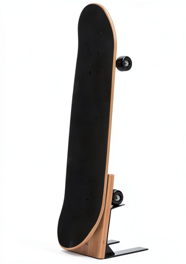 Skateboard Stand JACKCUBE Wood Metal Design-1