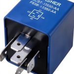 Flasher Relay Cheedien Blue Universal Car Light-0