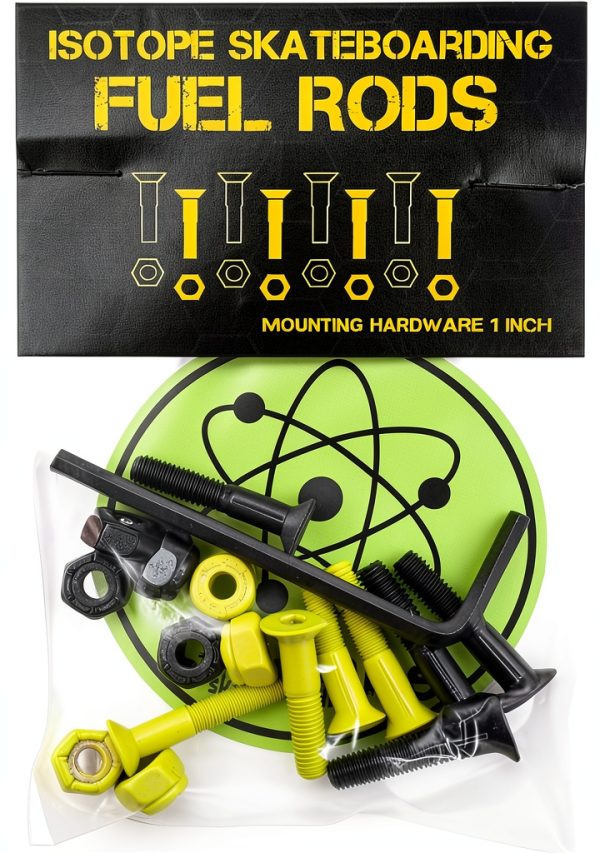 Skateboard Hardware Isotope 1‑Inch Steel Bolts-1