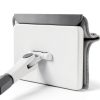 Baseboard Cleaner Tool with Handle, DELUX Baseboard Cleaner with Extendable Long Handle, 4 Reusable Cleaning Pads Wall Cleaner for Baseboards Cleaning, Ceiling, Wall, Floor, Shower Bathroom Kitchen-2