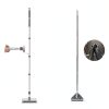 Baseboard Cleaner Tool with Handle, DELUX Baseboard Cleaner with Extendable Long Handle, 4 Reusable Cleaning Pads Wall Cleaner for Baseboards Cleaning, Ceiling, Wall, Floor, Shower Bathroom Kitchen-5
