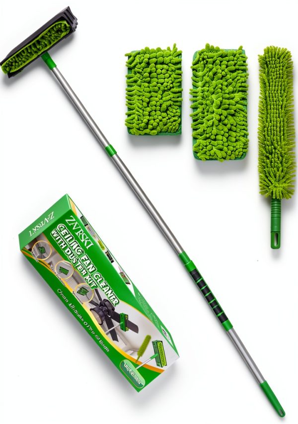 Ceiling Fan Cleaner Duster Zavrski 6ft Extension with Microfiber Pads-0